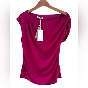 Grace Karin Women's Fuchsia Pink Blouse new with tags